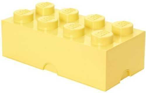 Tárolódoboz LEGO tároló doboz 8 250 x 500 x 180 mm - világossárga