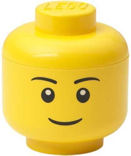 Tárolódoboz LEGO tárolófej (mini) - fiú