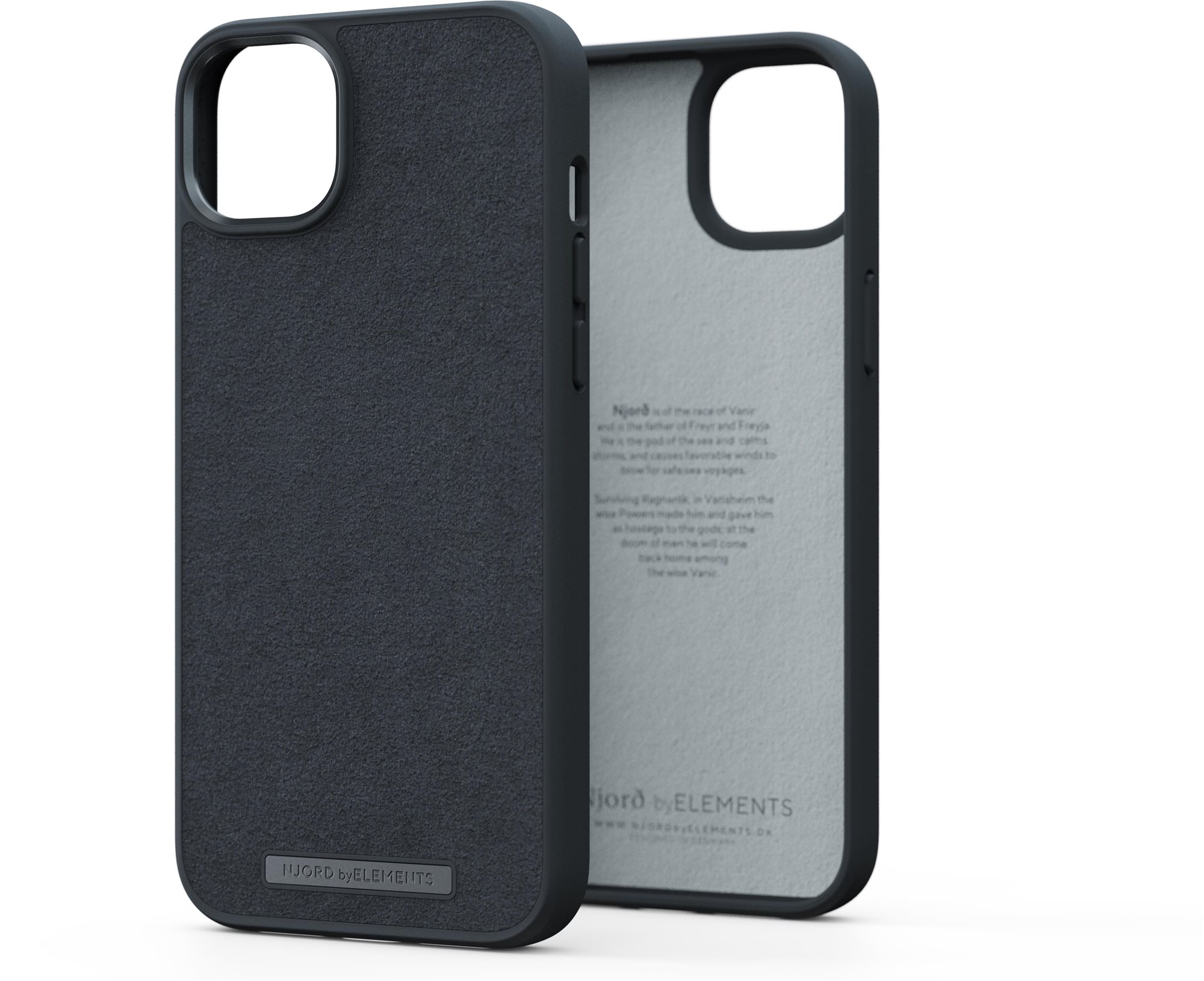 Telefon tok Njord iPhone 14 Max Comfort+ Case Black
