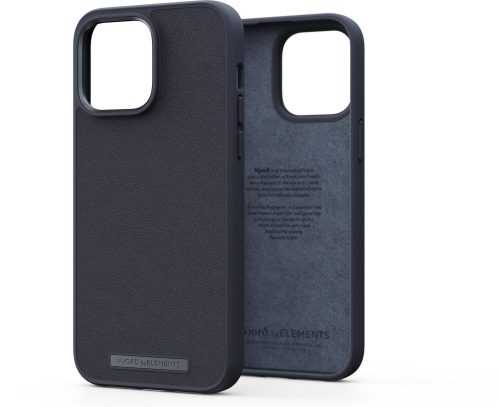 Telefon tok Njord iPhone 14 Pro Max Genuine Leather Case Black