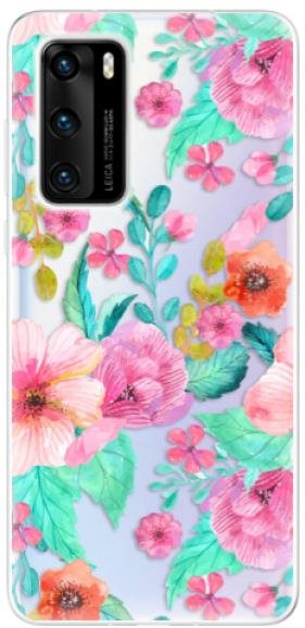 Telefon tok iSaprio Flower Pattern 01 Huawei P40 készülékhez