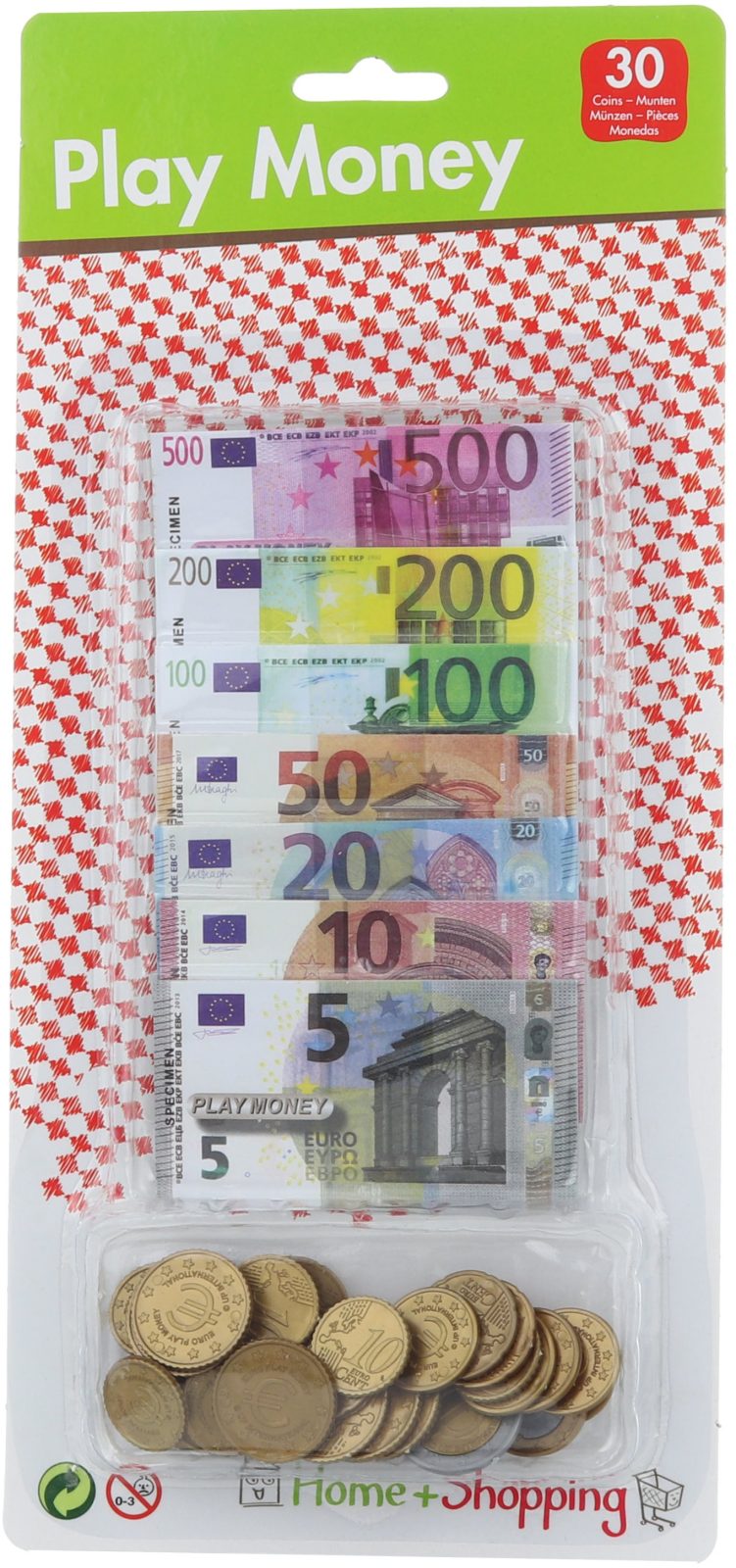 Tematikus játékszett Játékpénz - euró