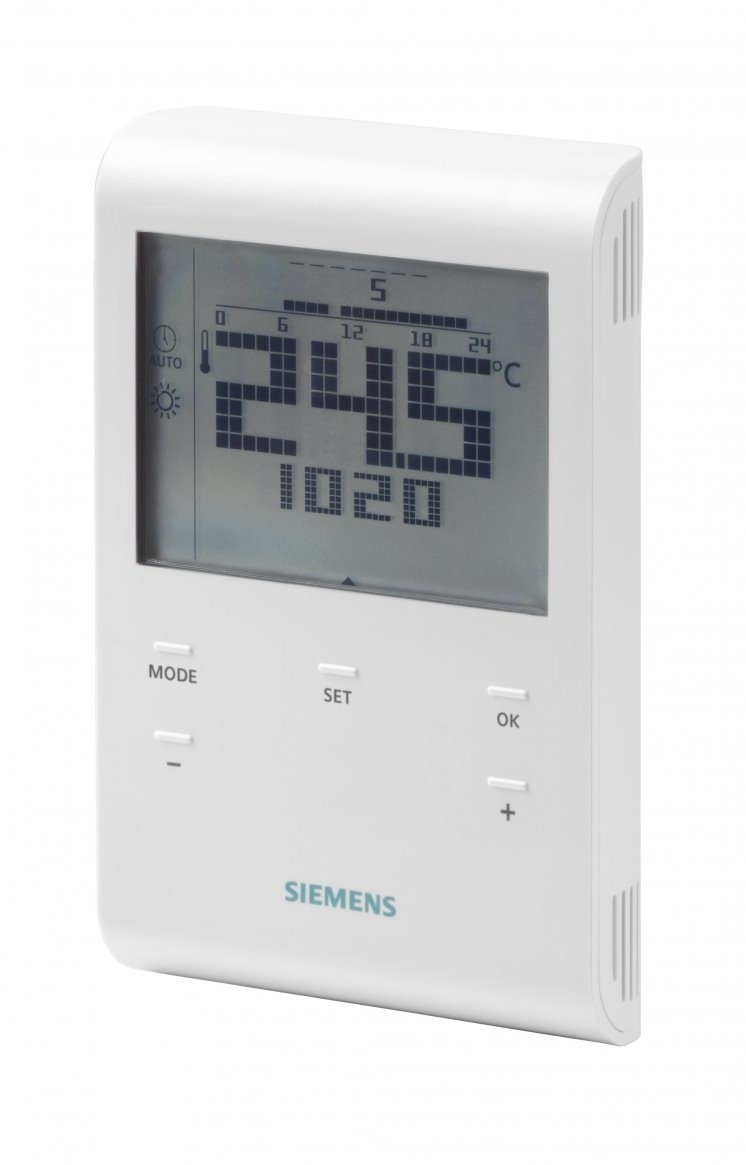 Termosztát Siemens RDE100.1 Programozható digitális helyiségtermosztát