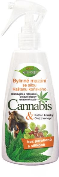 Testápoló krém BIONE COSMETICS Bio Cannabis Gyógynövényes kenőcs vadgesztenyével 260 ml