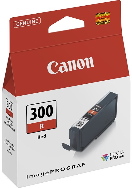 Tintapatron Canon PFI-300R piros