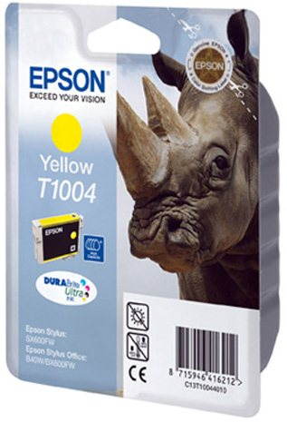 Tintapatron Epson T1004 sárga