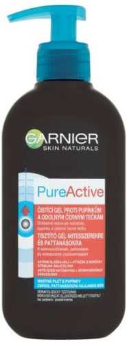 Tisztító gél GARNIER PureActive Anti-Blackhead Charcoal Cleansing Gel 200 ml