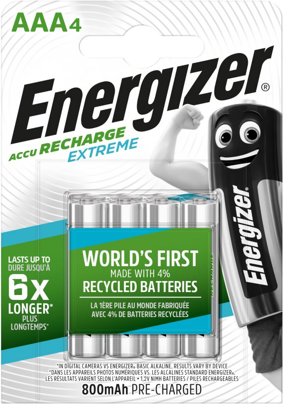 Tölthető elem Energizer Extreme AAA (HR03-800mAh)