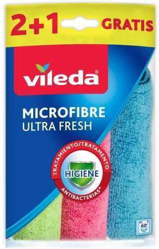 Törlőkendő VILEDA Ultra Fresh mikroszálas 2 + 1 db