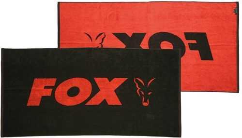 Törölköző FOX Beach Towel Black/Orange