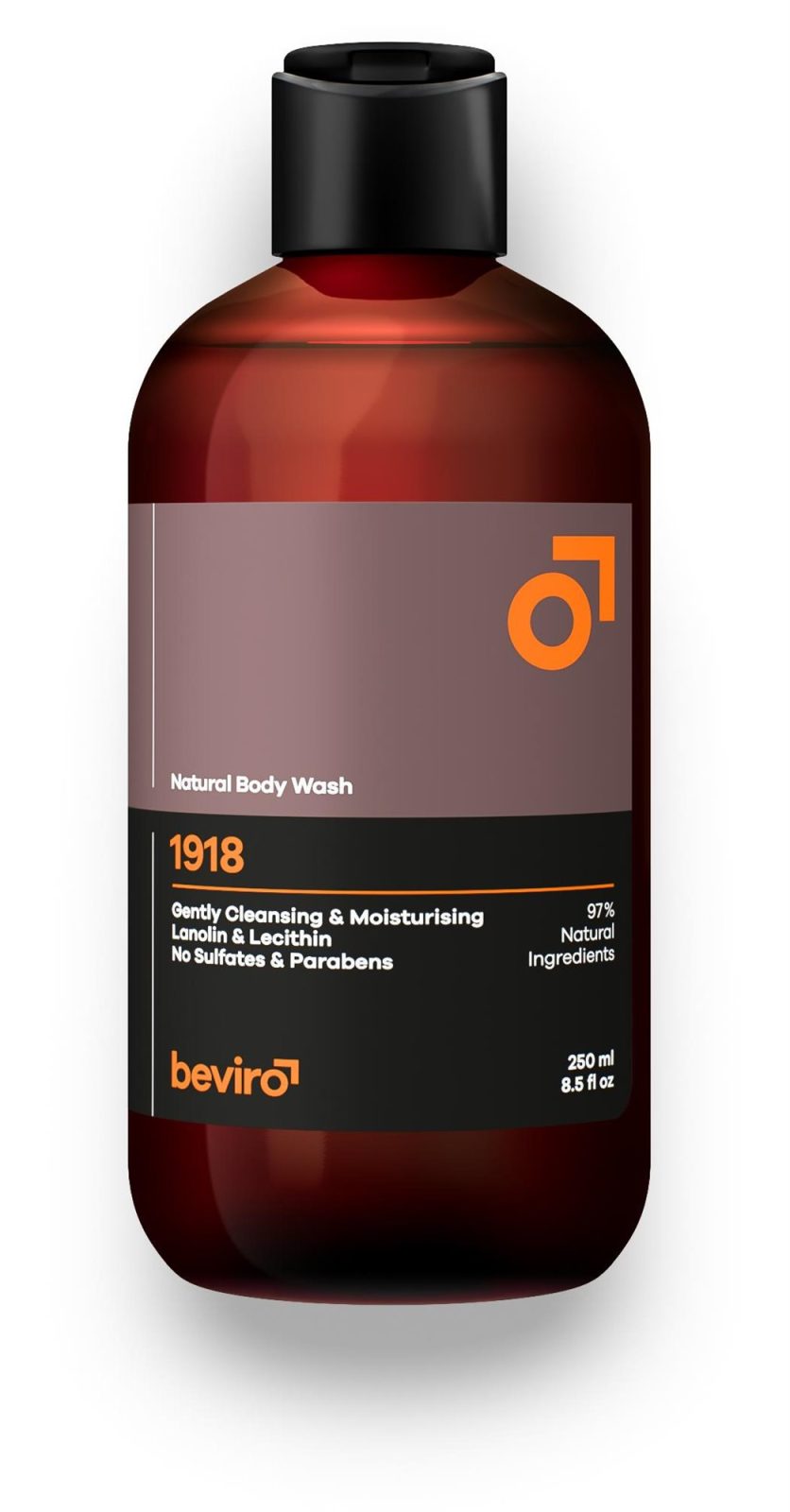 Tusfürdő BEVIRO Natural Body Wash 1918 250 ml