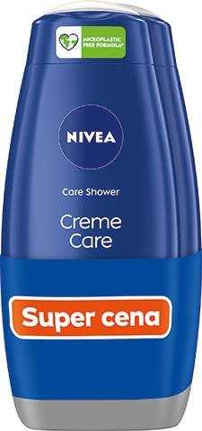 Tusfürdő NIVEA Creme Care Shower Gel 2 × 500 ml