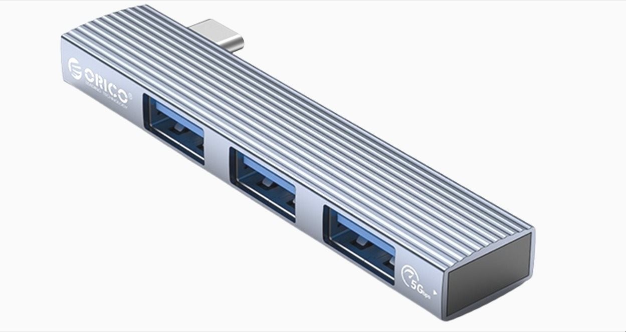 USB Hub ORICO 3 Ports Straignt Plug-in Type-C To USB3.0 HUB