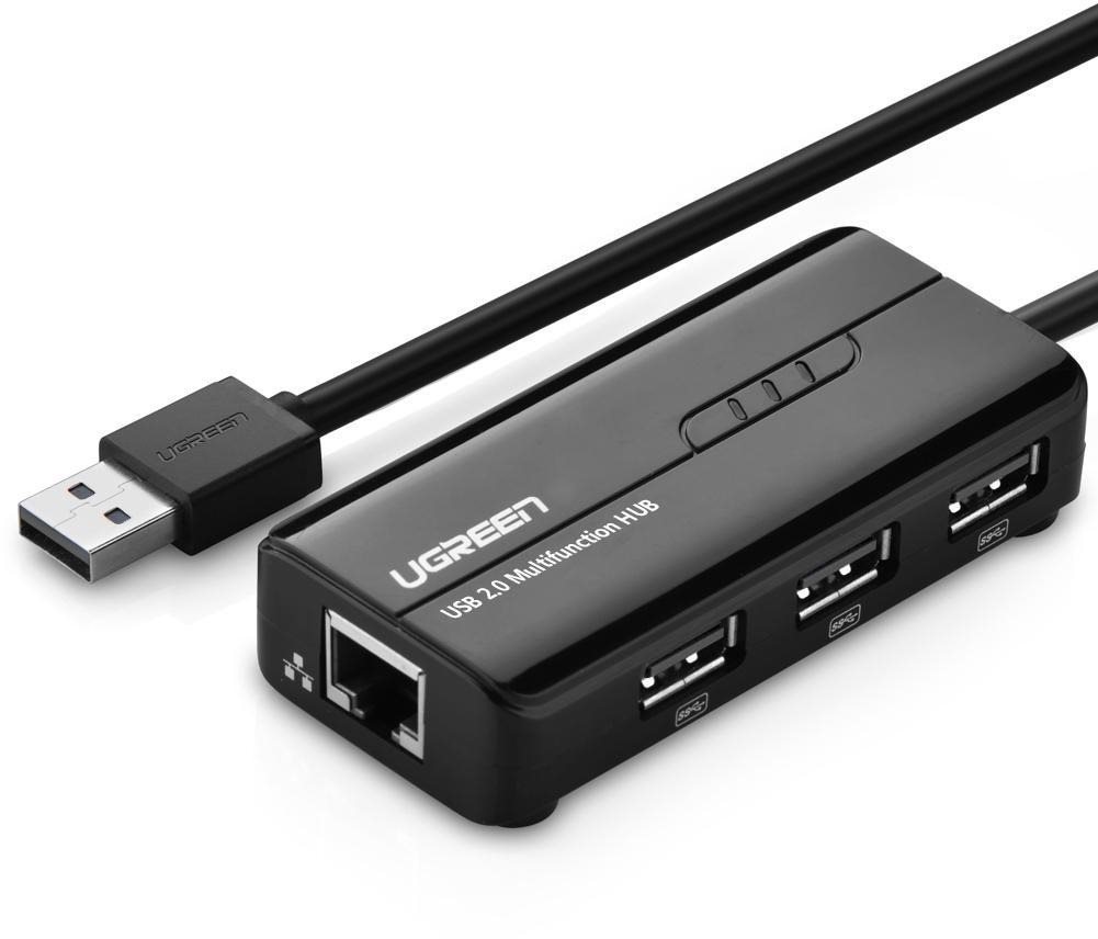 USB Hub Ugreen USB-A Hub to Ethernet + 3 x USB-A 2.0