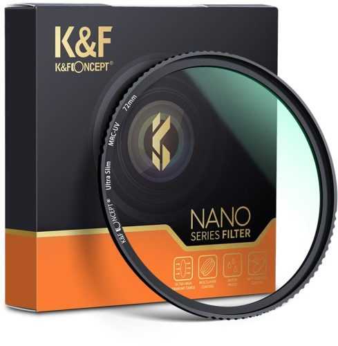 UV szűrő K&F Concept Ultra Slim MC UV Szűrő Nano - 55 mm