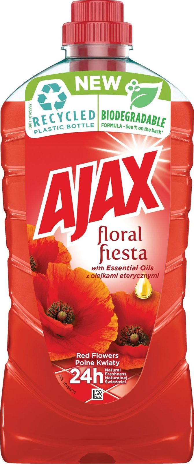 Univerzális tisztítószer AJAX Floral Fiesta Red Flowers Piros 1 l