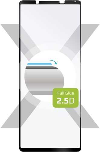 Üvegfólia FIXED FullGlue-Cover a Sony Xperia 1 IV készülékhez - fekete