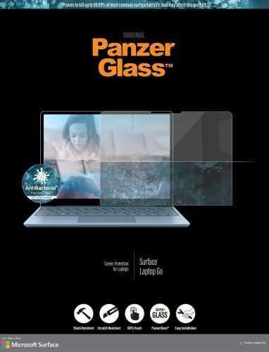 Üvegfólia PanzerGlass Edge-to-Edge Antibacterial - Microsoft Surface Laptop Go