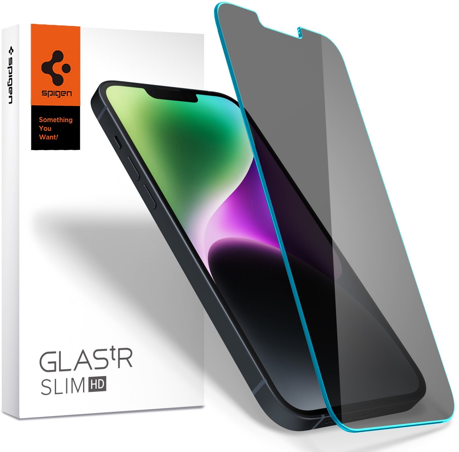 Üvegfólia Spigen tR Slim HD Anti-Glare/Privacy 1 Pack iPhone 14 Max/iPhone 13 Pro Max