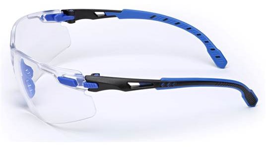 Védőszemüveg 3M Solus Scotchgard S1101SGAF-EU kék-fekete átlátszó