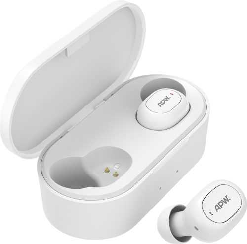 Vezeték nélküli fül-/fejhallgató AlzaPower Airtunes - White