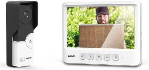 Videótelefon EVOLVEO DoorPhone IK06 készlet memóriával és színes kijelzővel