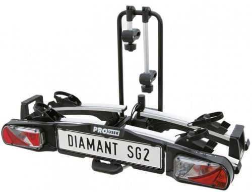 Vonóhorogra szerelhető kerékpártartó Pro-USER Diamant SG2 - tartó két kerékpárhoz
