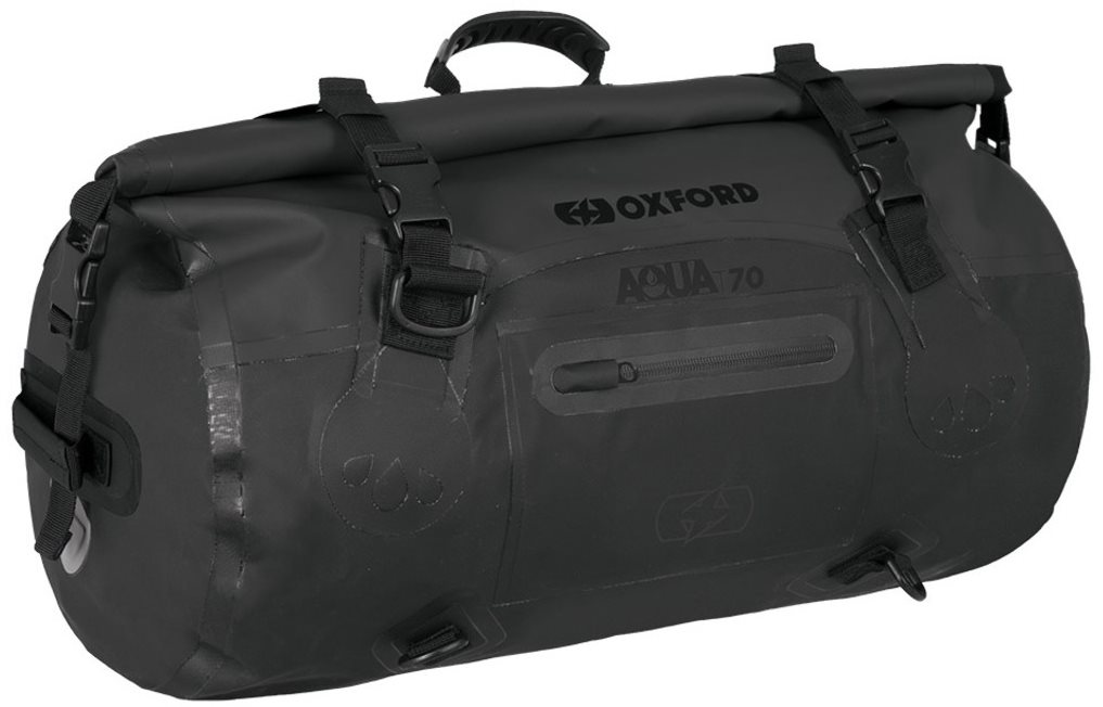 Zsák OXFORD vízálló Aqua T-70 gurulós táska (fekete