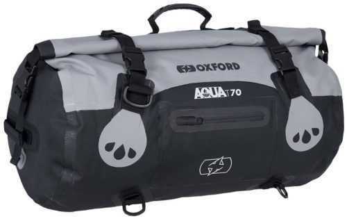 Zsák OXFORD vízálló Aqua T-70 gurulós táska (szürke/fekete 70 l)