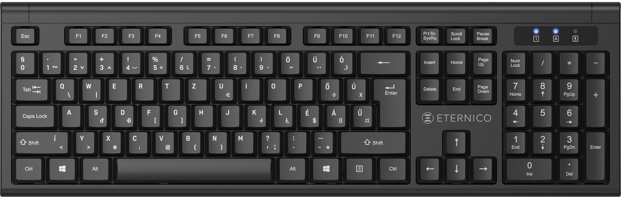 Billentyűzet Eternico Essential Keyboard Wireless KS1000 - HU