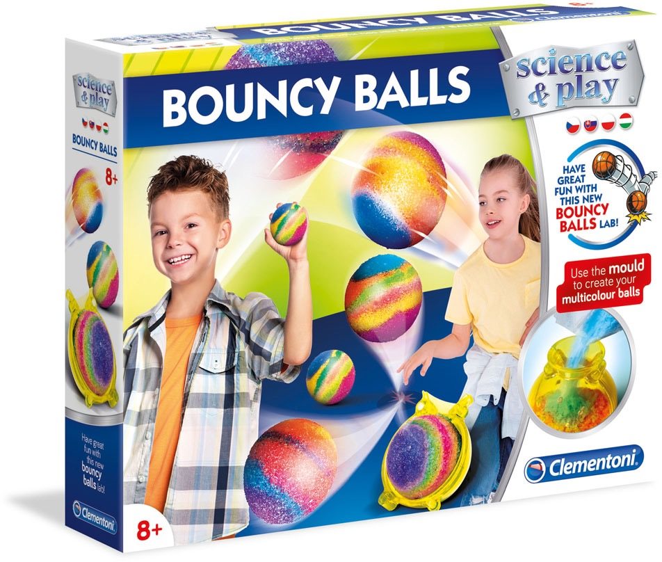 Csináld magad készlet gyerekeknek Clementoni Pattogós labdák