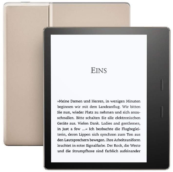 Ebook olvasó Amazon Kindle Oasis 3 2019 32 GB arany (reklámmal)