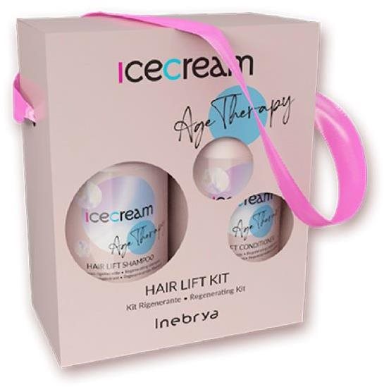 Kozmetikai ajándékcsomag INEBRYA Ice Cream Age Therapy Hair Lift Kit Set 600 ml