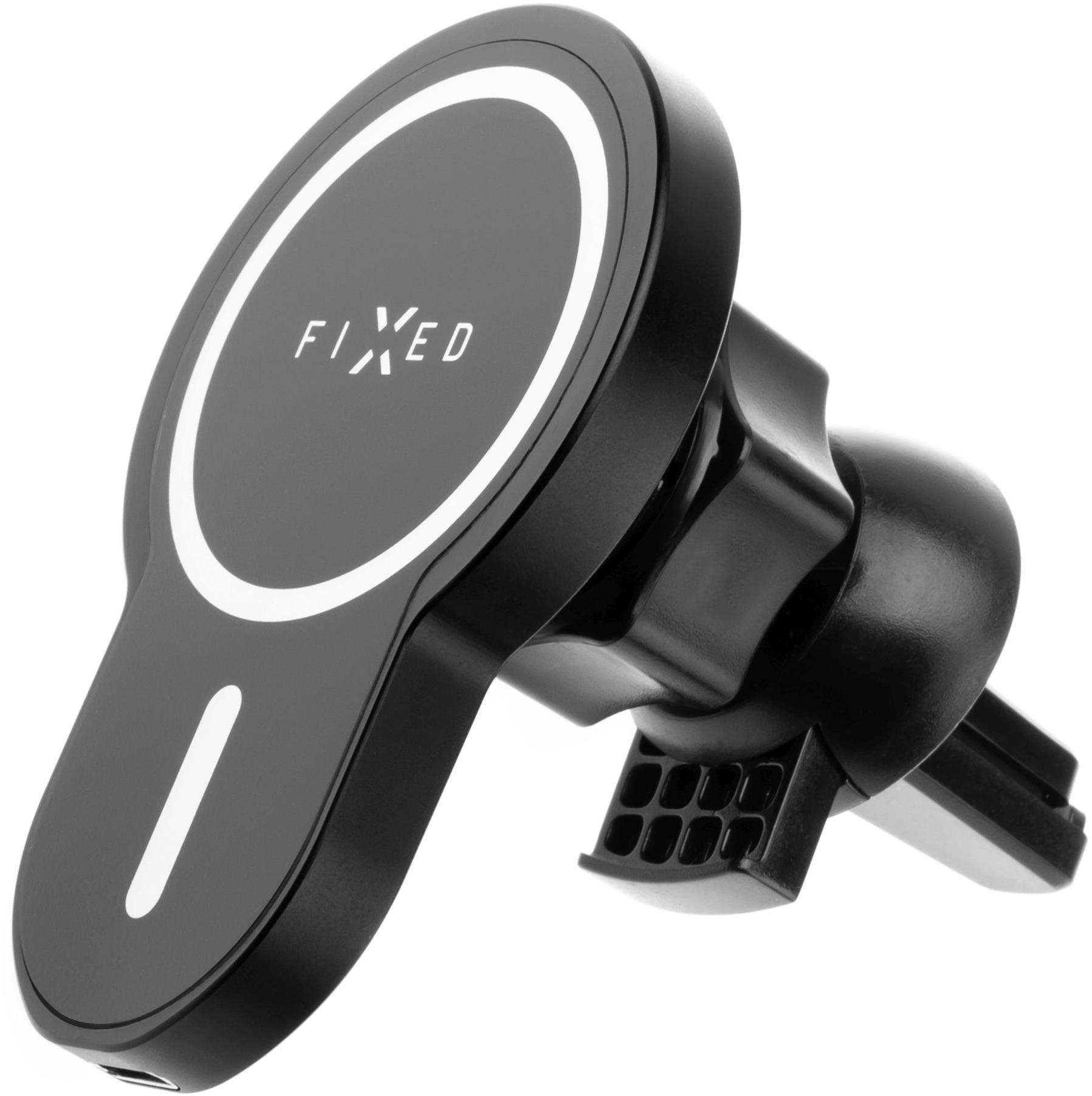 MagSafe mobiltelefon tartó FIXED MagClick MagSafe rögzítés támogatással 15 W fekete