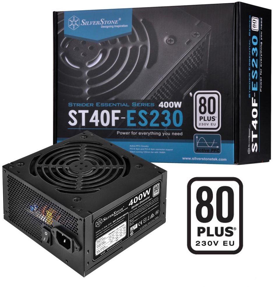 PC tápegység SilverStone Strider Essential 80Plus ST40F-ES230 400W