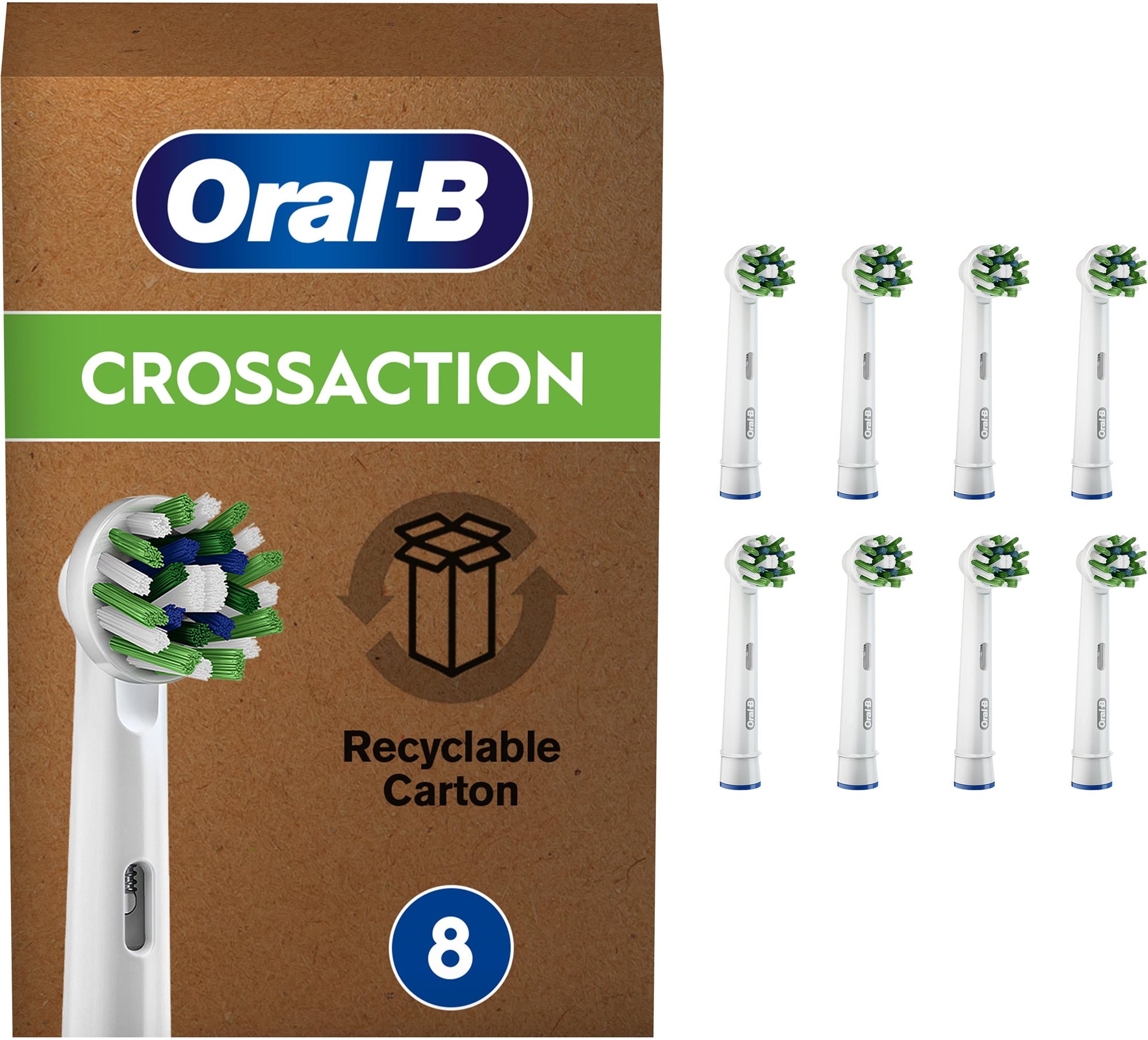 Pótfej elektromos fogkeféhez Oral-B Cross Action elektromos fogkefe pótfej