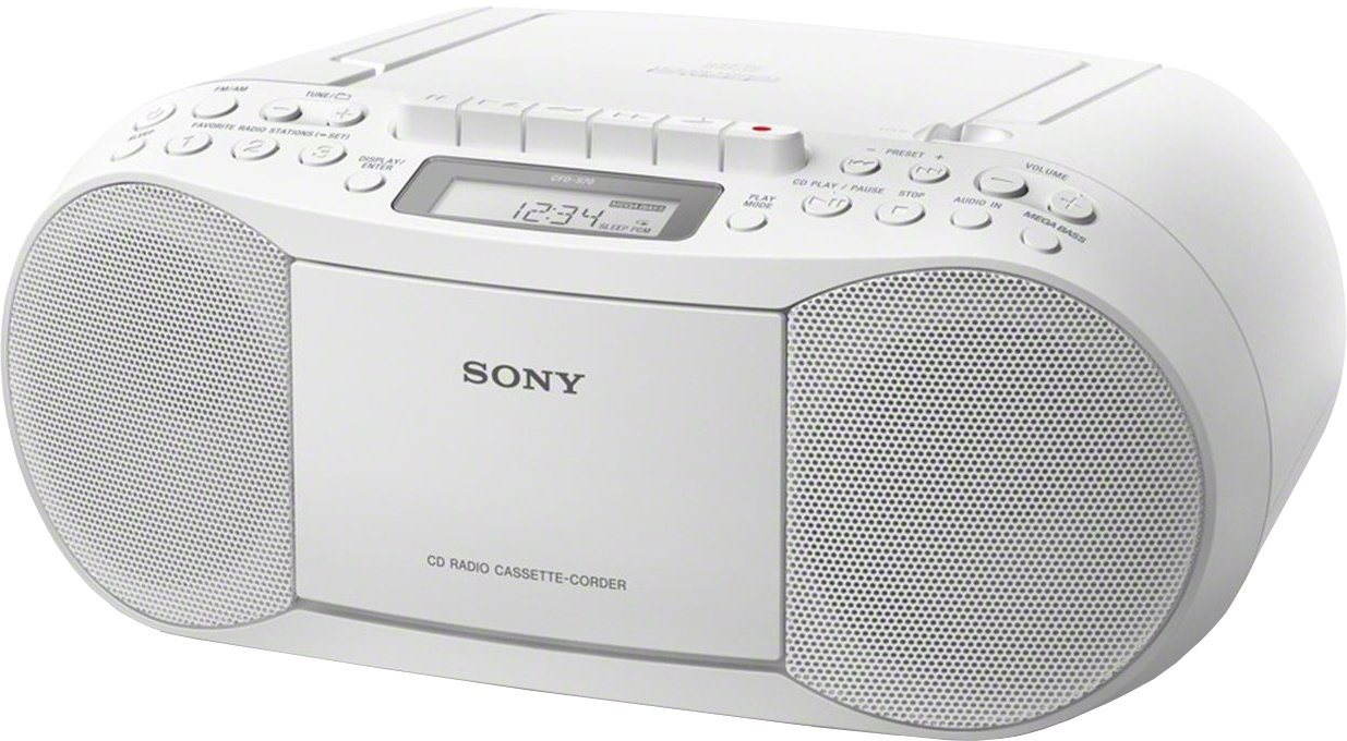 Rádiómagnó Sony CFD-S70 fehér