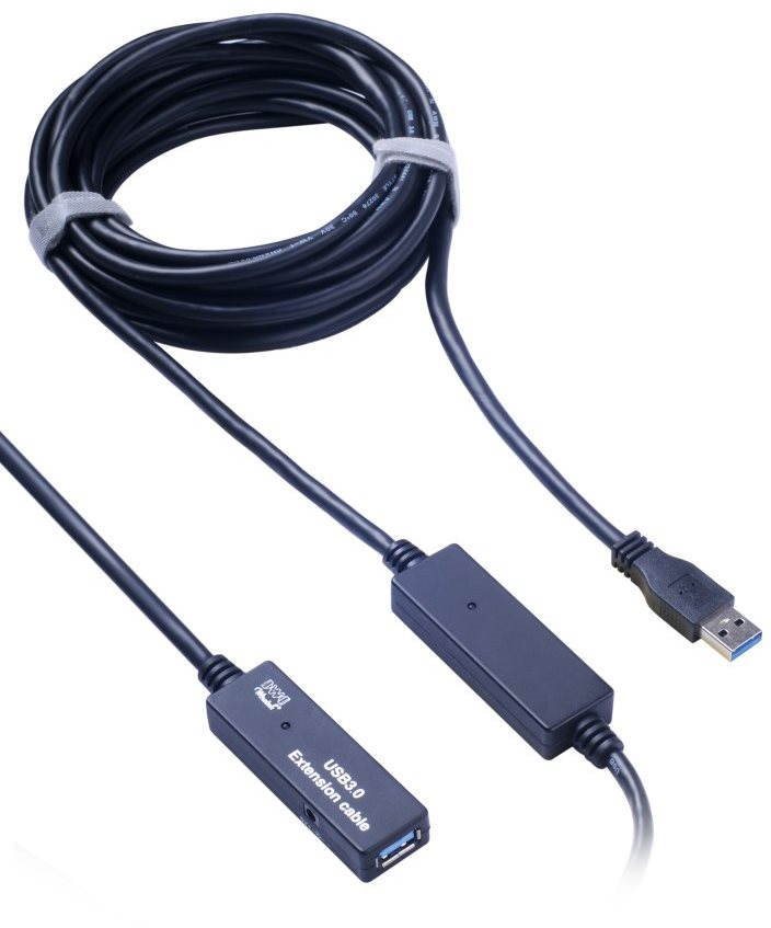 Adatkábel PremiumCord USB 3.0 10 m-es hosszabbító kábel
