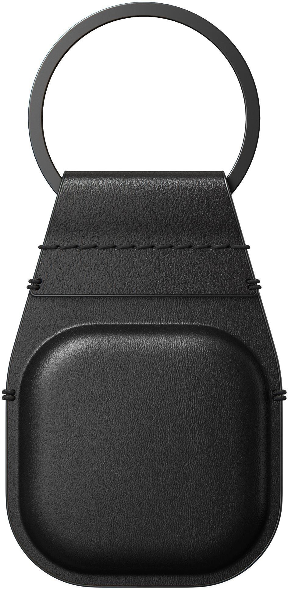 AirTag kulcstartó Nomad Leather Keychain Black AirTag