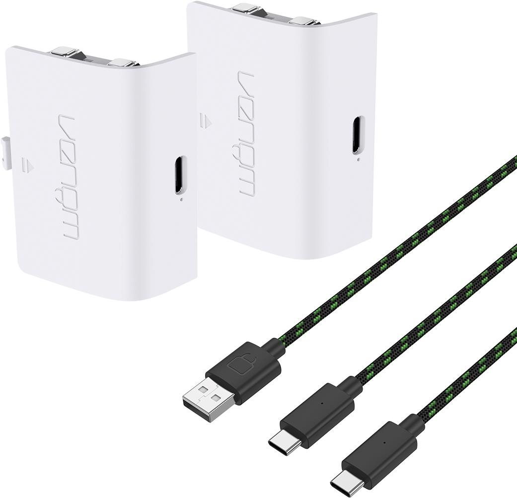 Akkumulátor szett VENOM VS2872 Xbox Series S/X & One White Twin Battery Pack + 3 méteres kábel