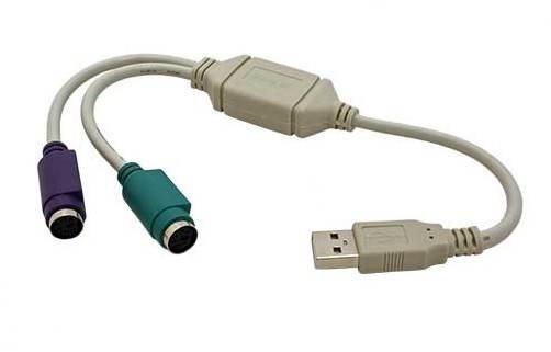 Átalakító OEM USB 2x PS / 2 Átalakító