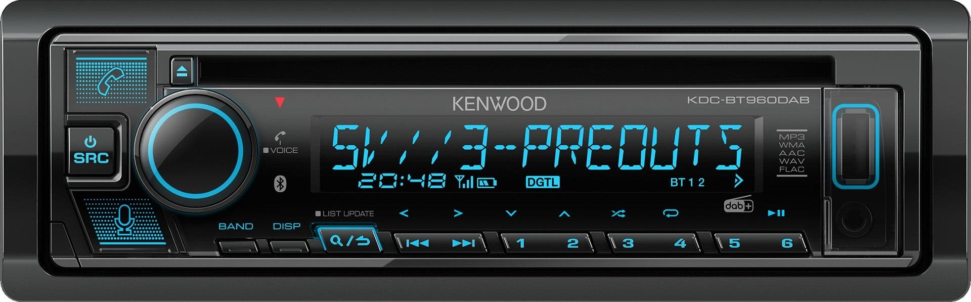 Autórádió KENWOOD KDC-BT960DAB