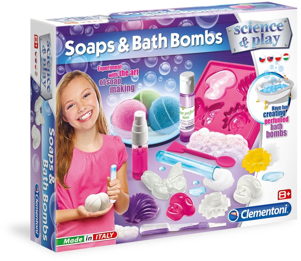 Csináld magad készlet gyerekeknek Clementoni Szappanok és fürdőbombák