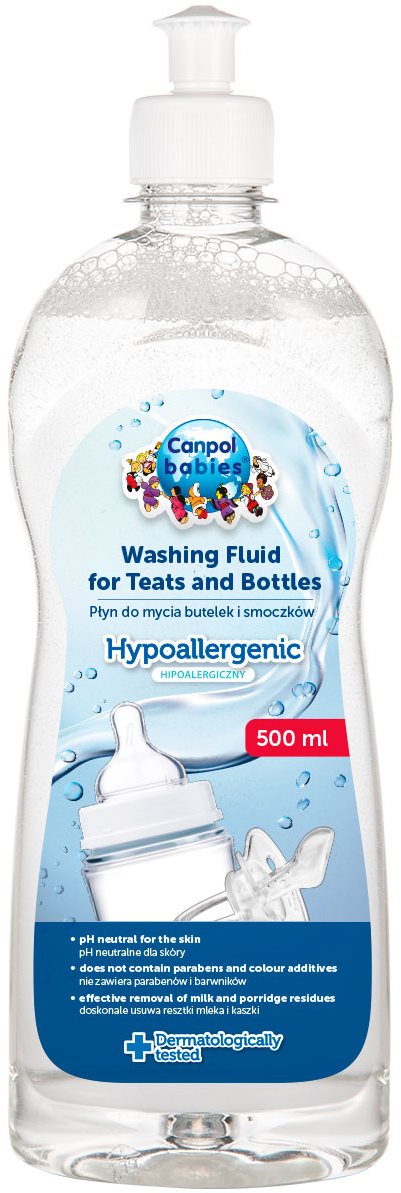 Cumisüveg mosogatószer Canpol babies Fertőtlenítőszer cumisüvegek és cumik mosásához 500 ml