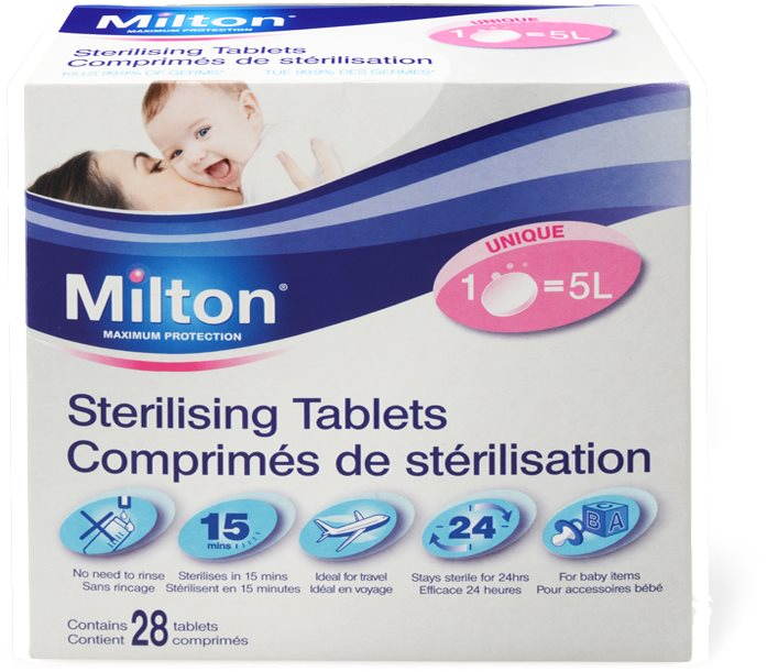 Cumisüveg sterilizáló MILTON 28 tabletta