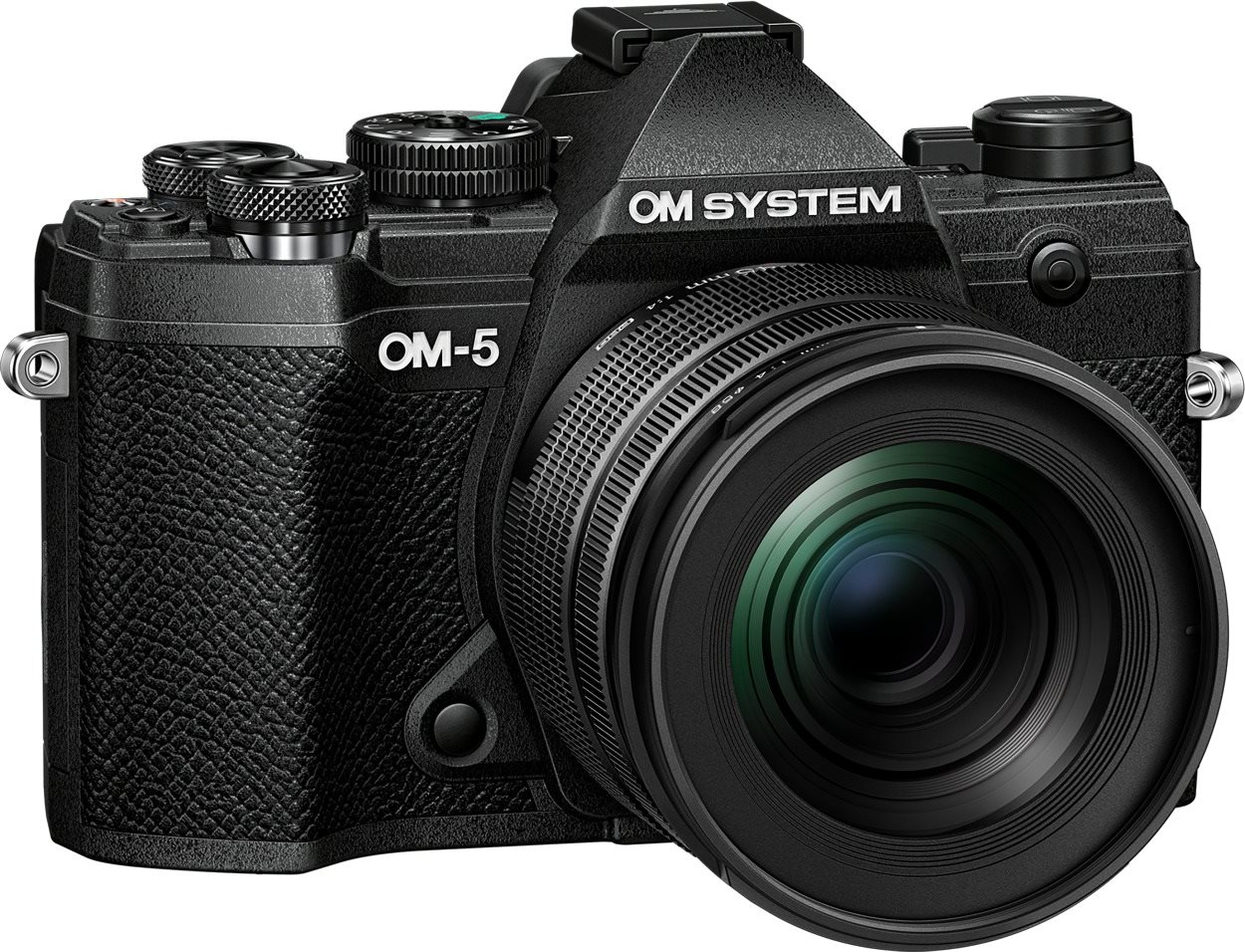 Digitális fényképezőgép OM SYSTEM OM-5 készlet 12-45mm PRO fekete