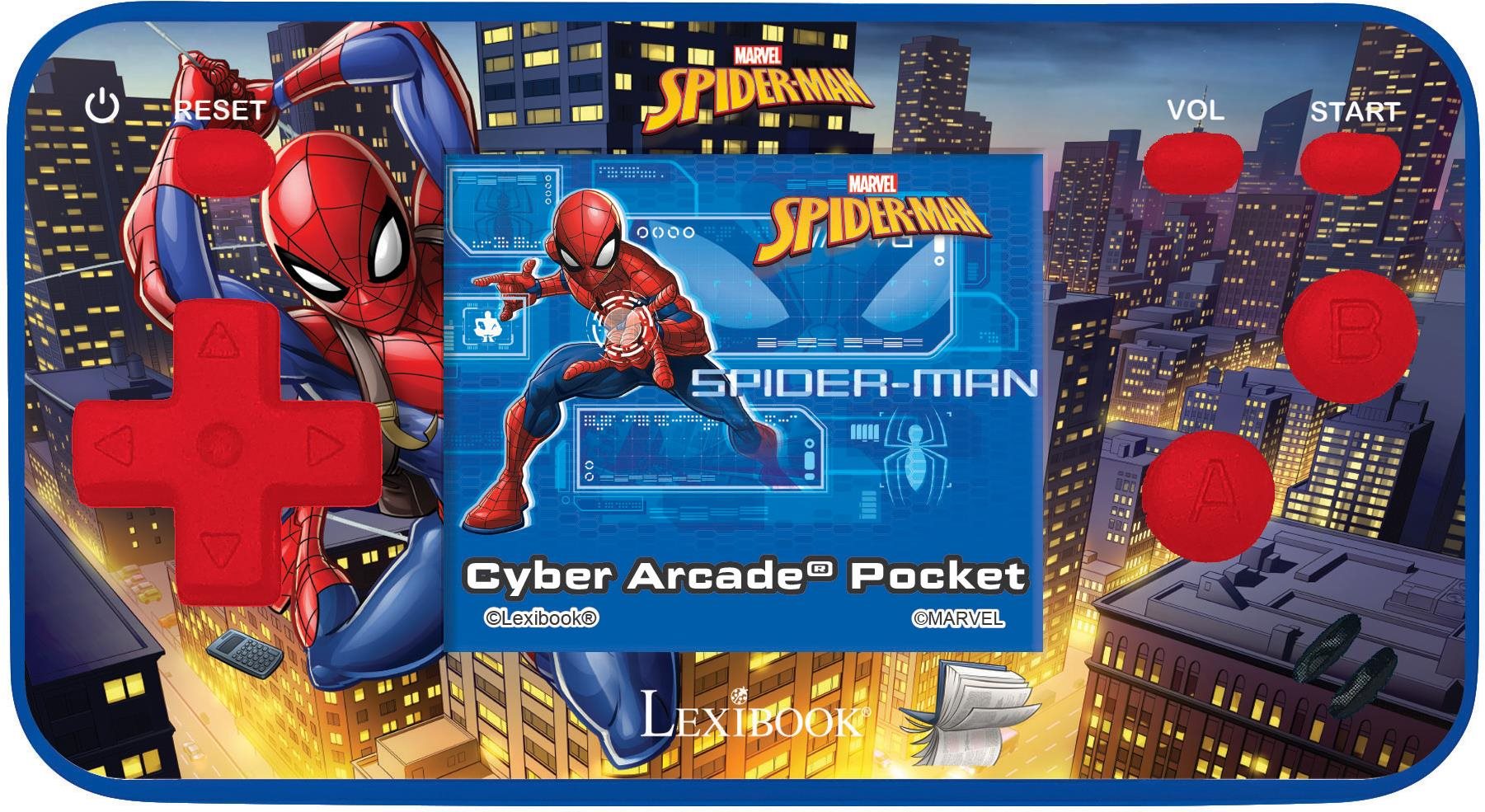 Digitális játék Lexibook Spider-Man hordozható játékkonzol