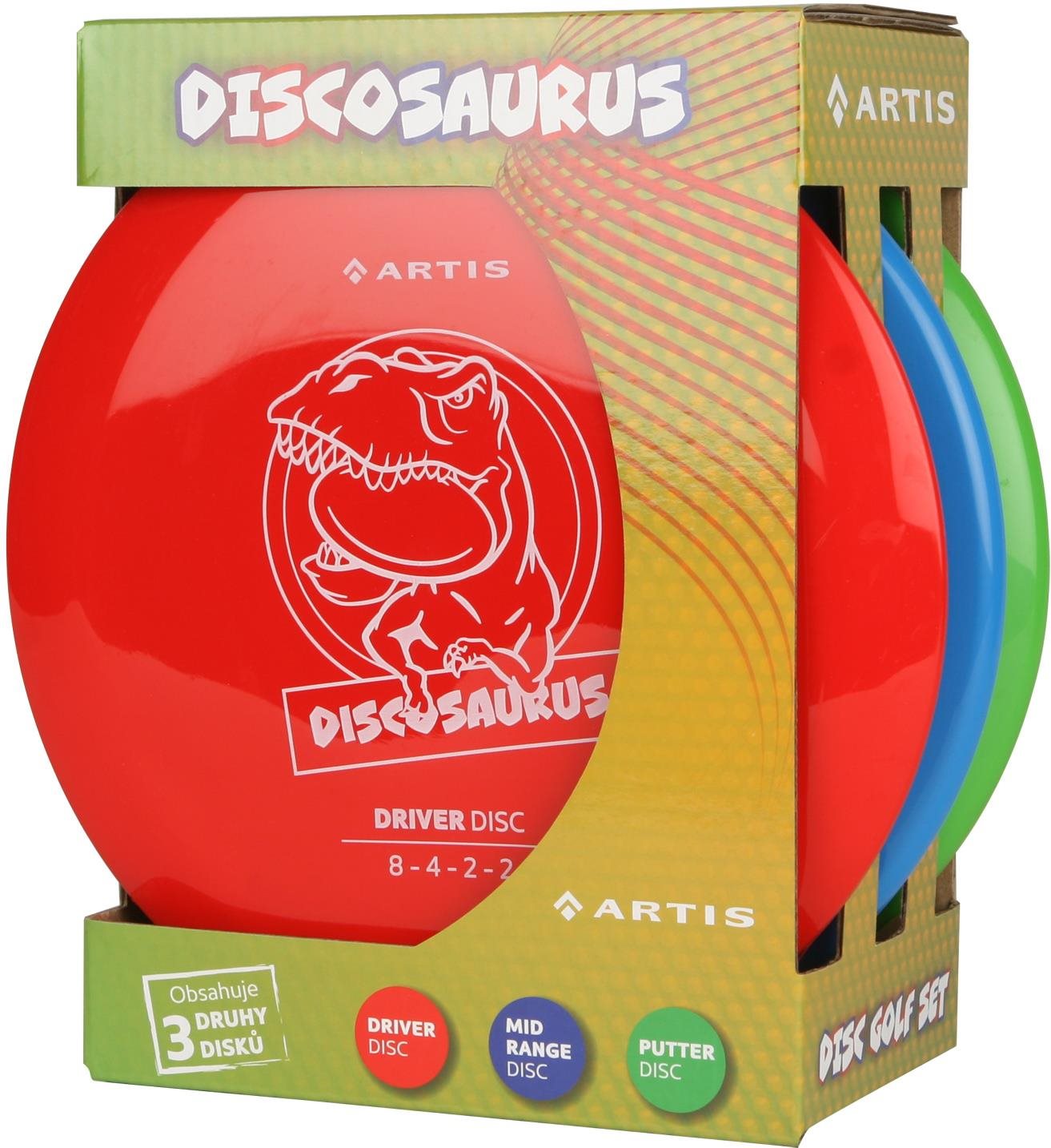 Discgolf készlet Artis Discosaurus Set