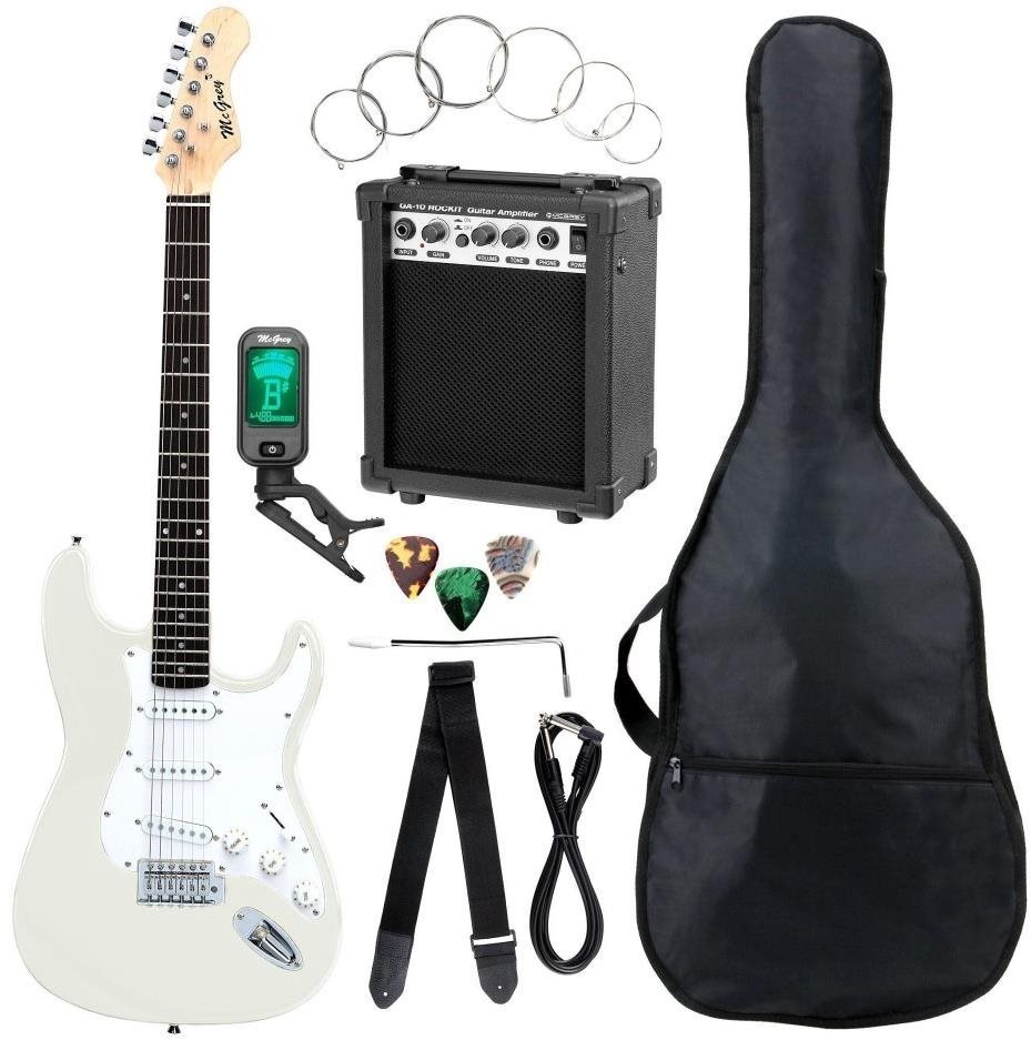 Elektromos gitár McGrey Rockit ST-Complete White
