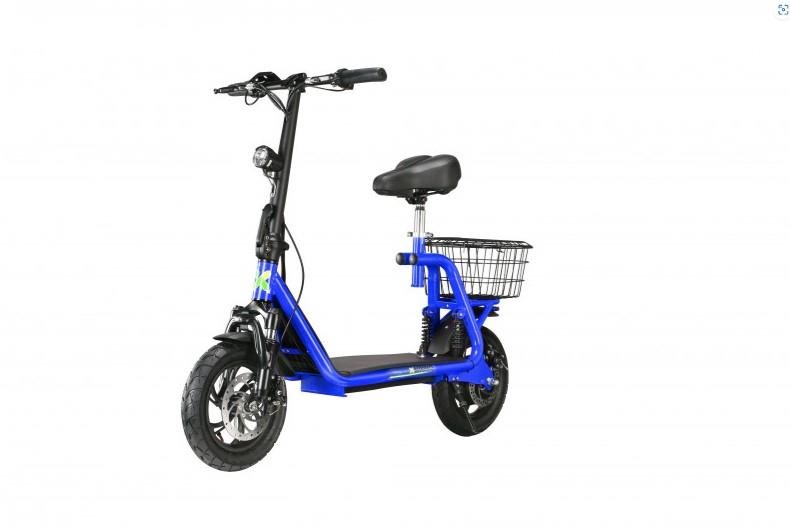 Elektromos roller X-scooters XS01 36V Li - kék - 500W